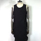 prasthana　offset extension tank top_A [RIPPLE JERSEY]　P-2202002-BK
