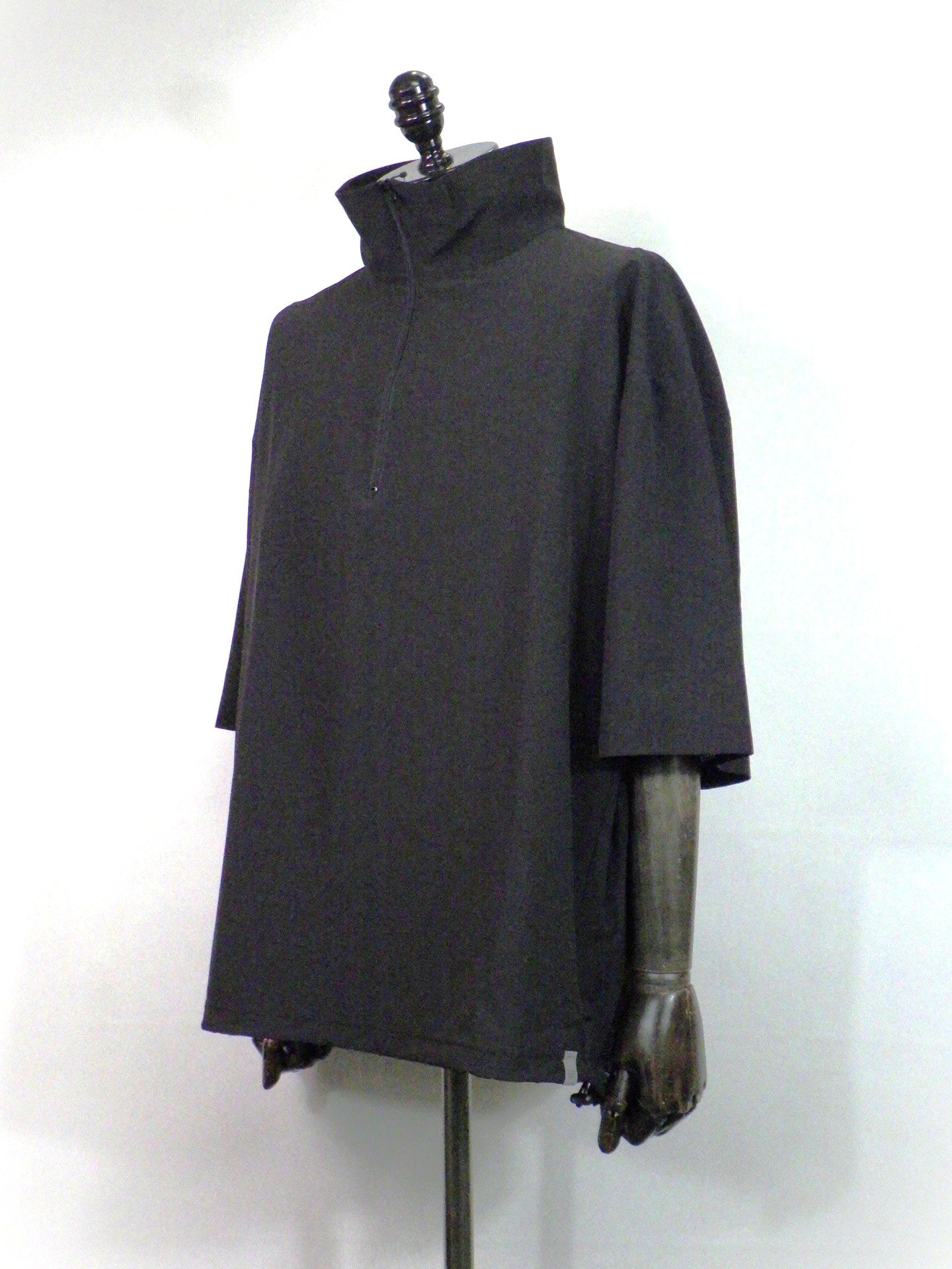 SUPERTHANKS　Technical S/S high-zip pullover　ST262SH01-BK