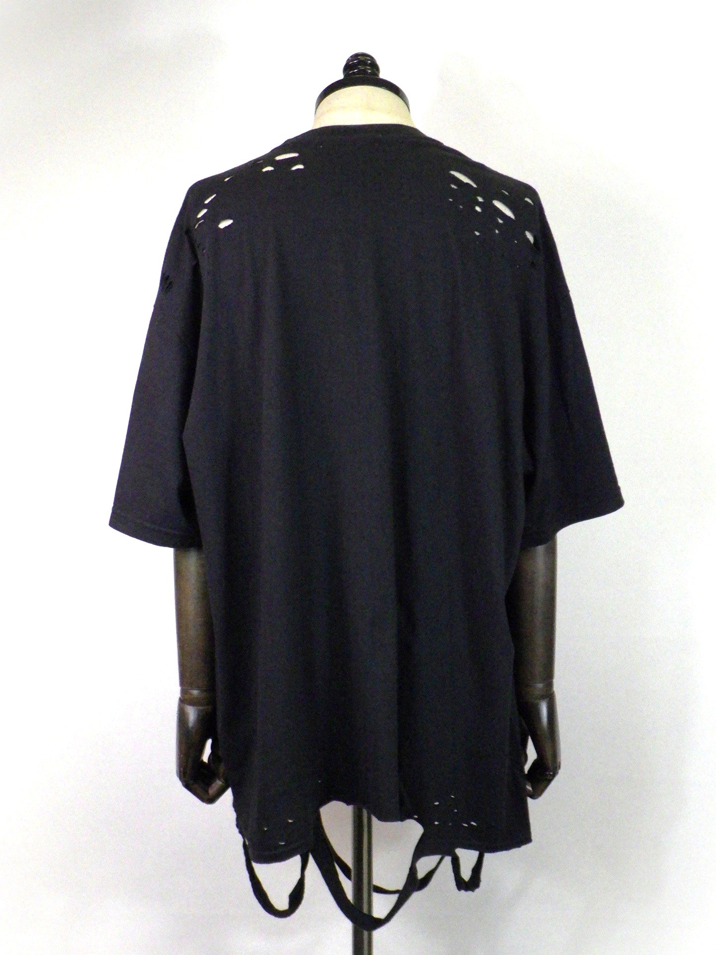 WIZZARD　ディストレスドグラフィックTシャツ　W26SS-GC050-BK