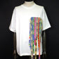 amok　テープウェーヴィングTEE　261011-WHT