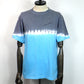 ACANTHUS　Contrast Tie-dye Tee　CT2604-GY×BL