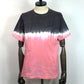 ACANTHUS　Contrast Tie-dye Tee　CT2604-PK×BK