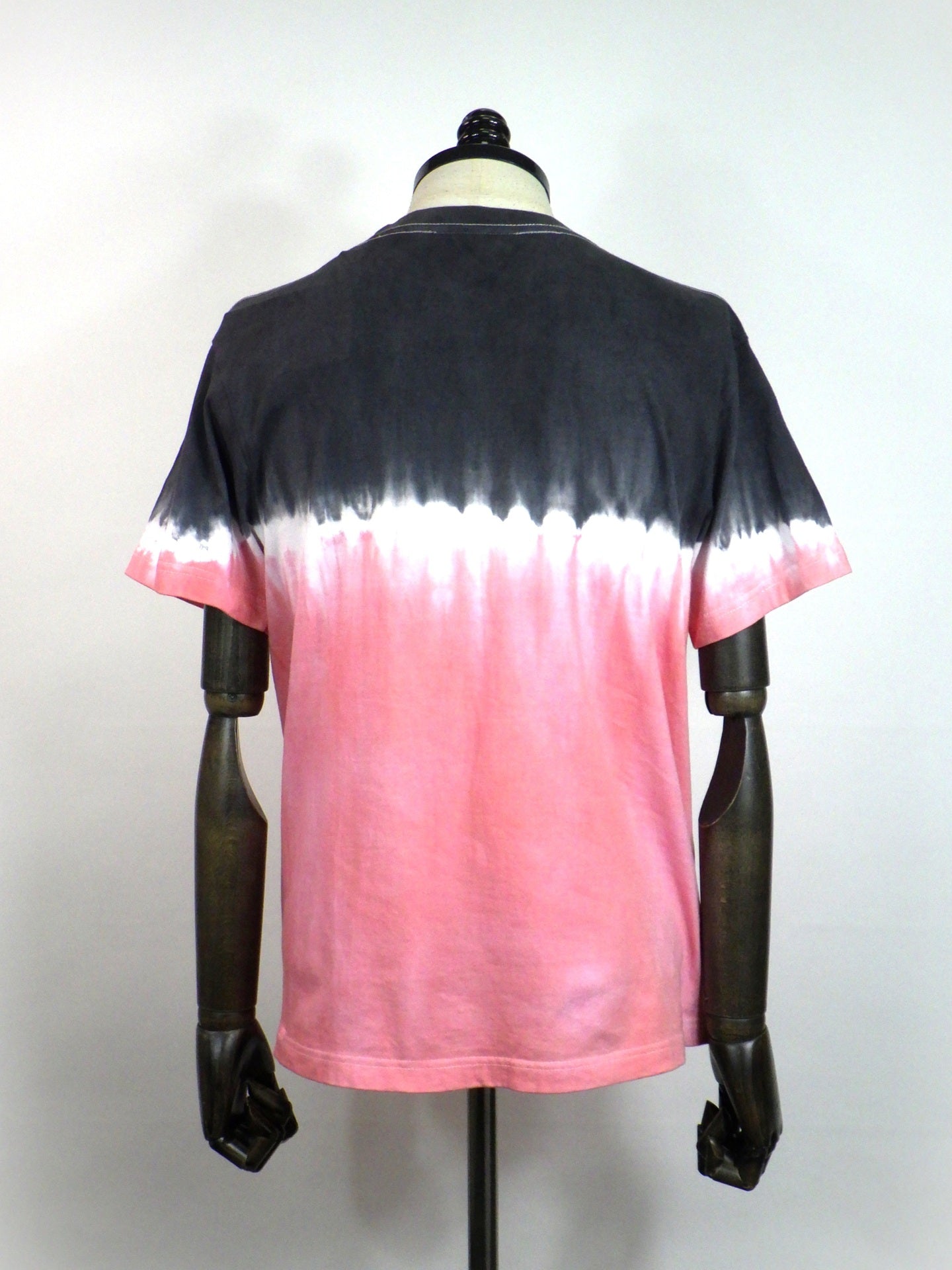 ACANTHUS　Contrast Tie-dye Tee　CT2604-PK×BK