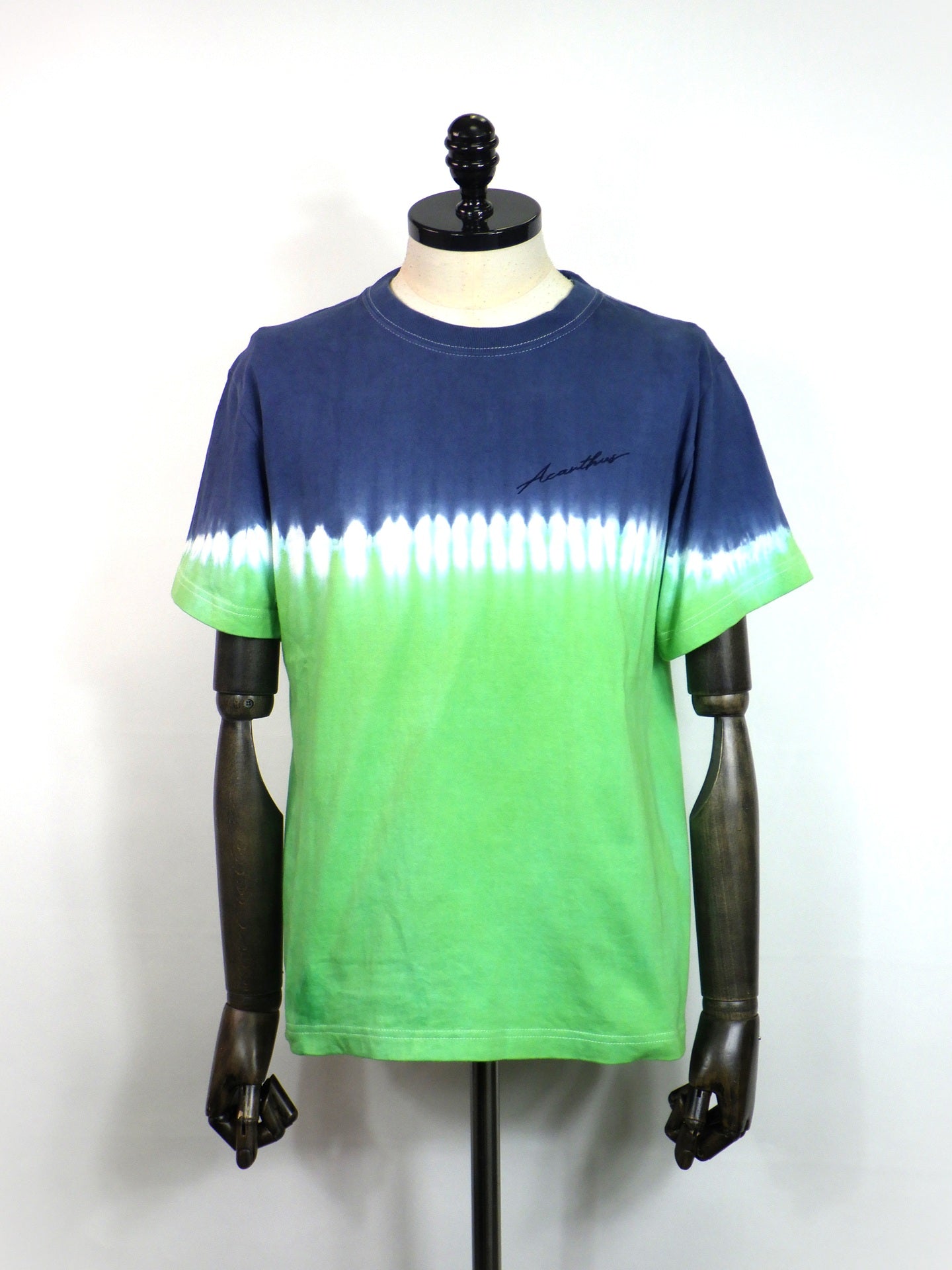ACANTHUS　Contrast Tie-dye Tee　CT2604-NV×GR