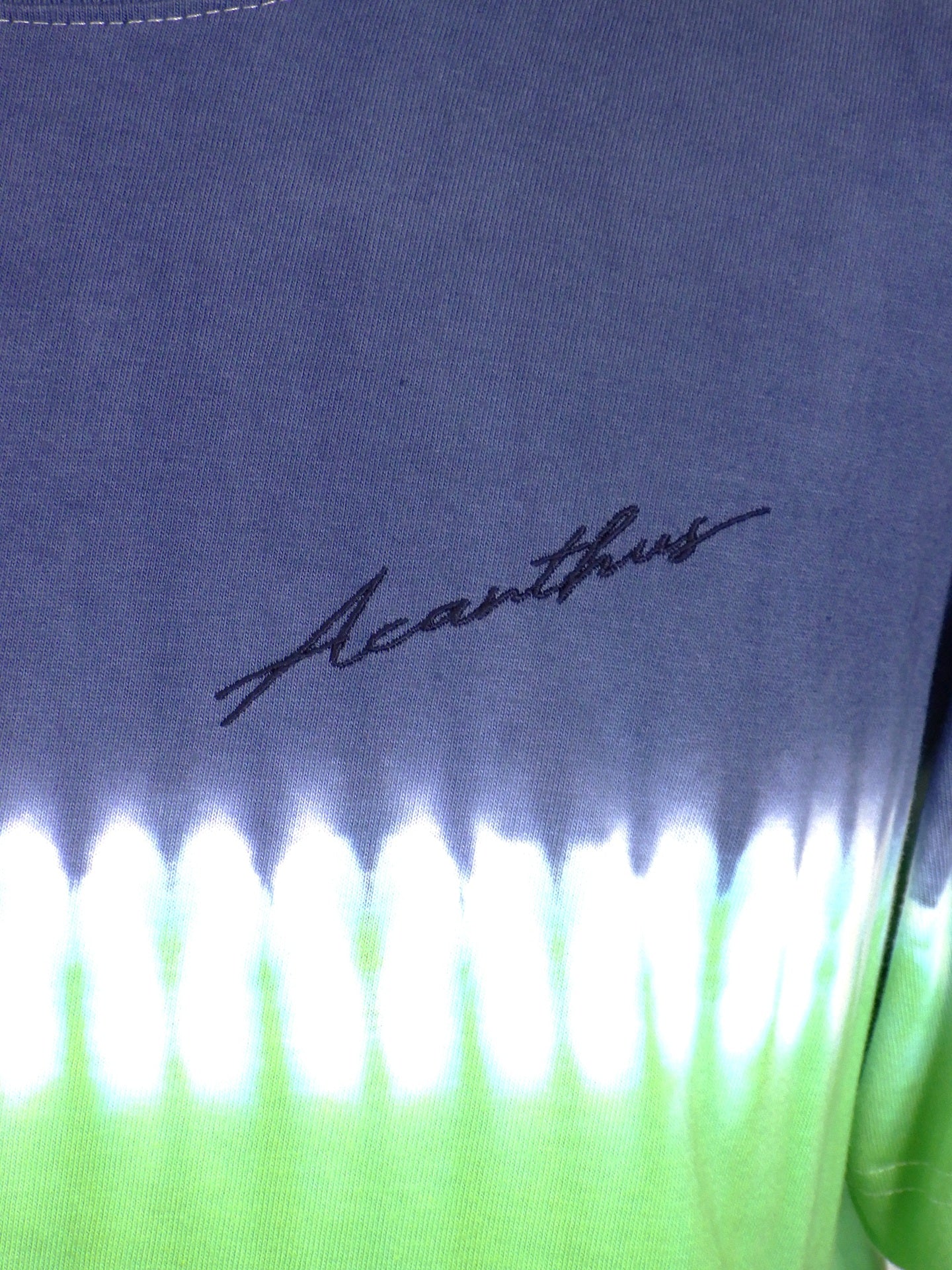 ACANTHUS　Contrast Tie-dye Tee　CT2604-NV×GR