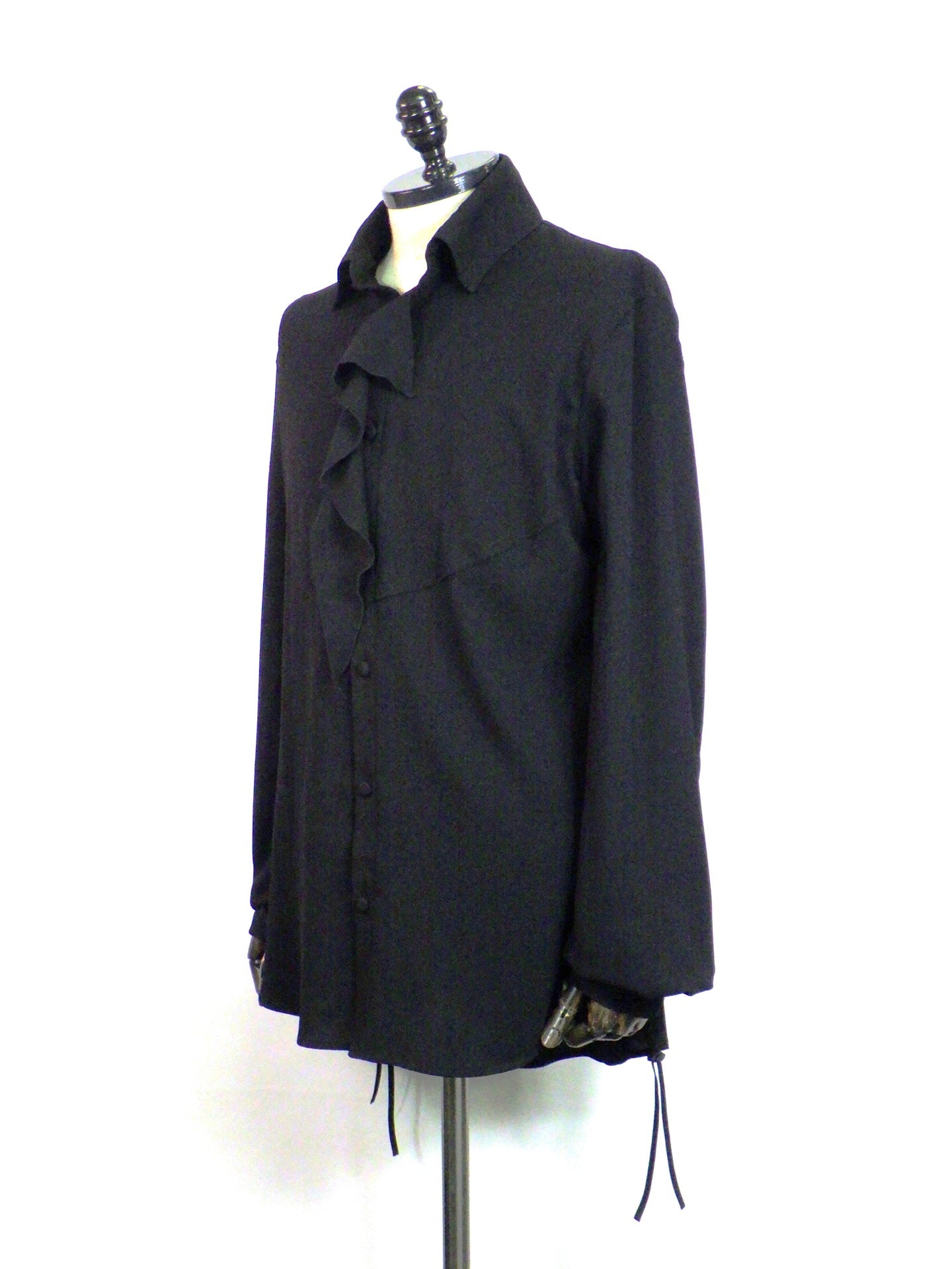 kiryuyrik　レースアップシングルフリルシャツ　KV-HB11-911