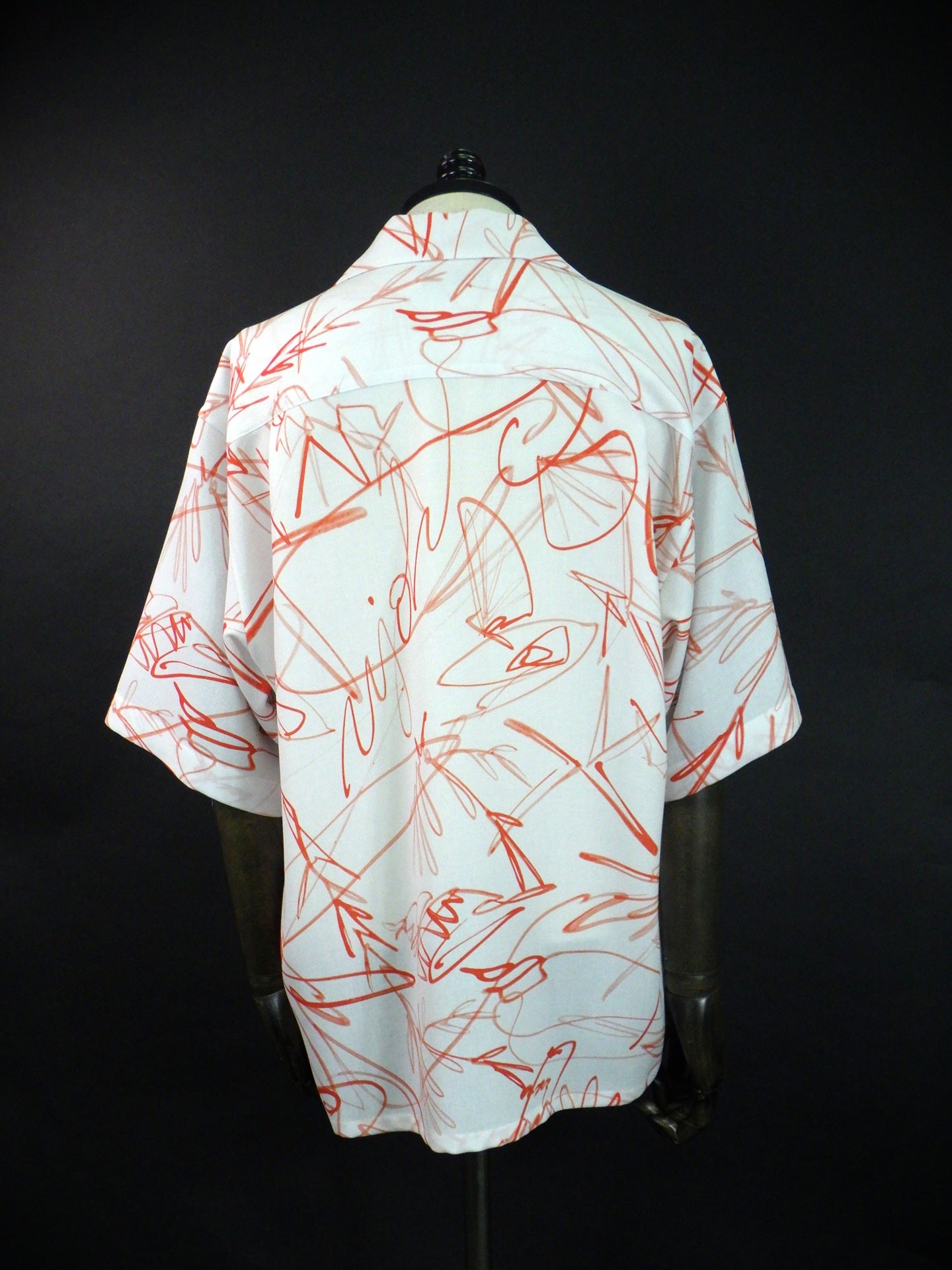 UJOH　ワイドセットオープンカラーボックスシャツ　M732-B55-908-RED