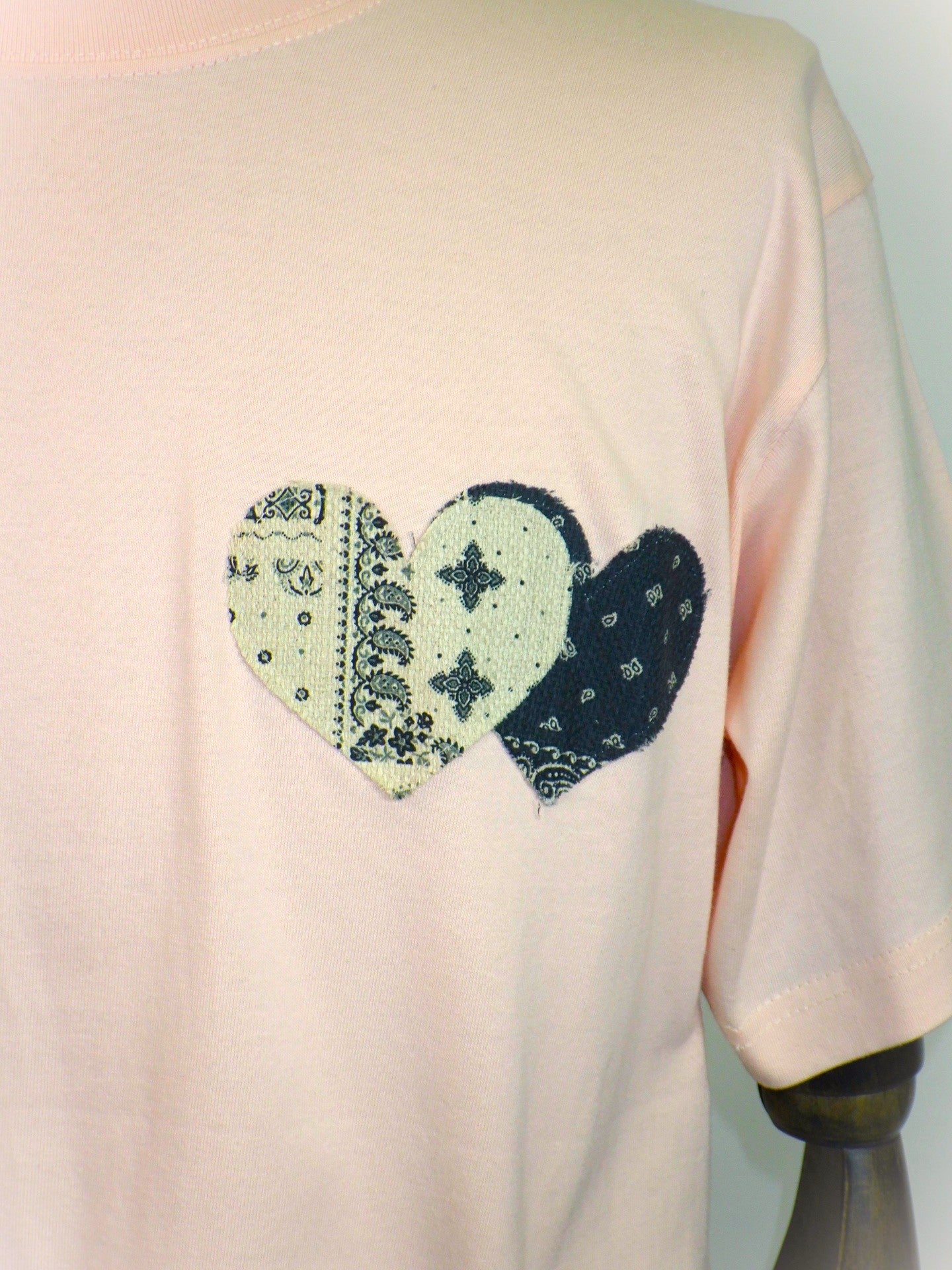 wjk　bandana panel heart T　7402cj51i-PK