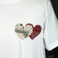 wjk　bandana panel heart T　7402cj51i-WH×RD