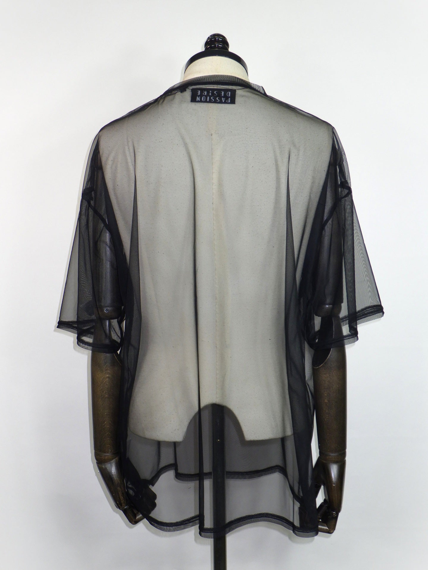 el conductorH　シースルーショートスリーブTシャツ　PD26EK01-BK