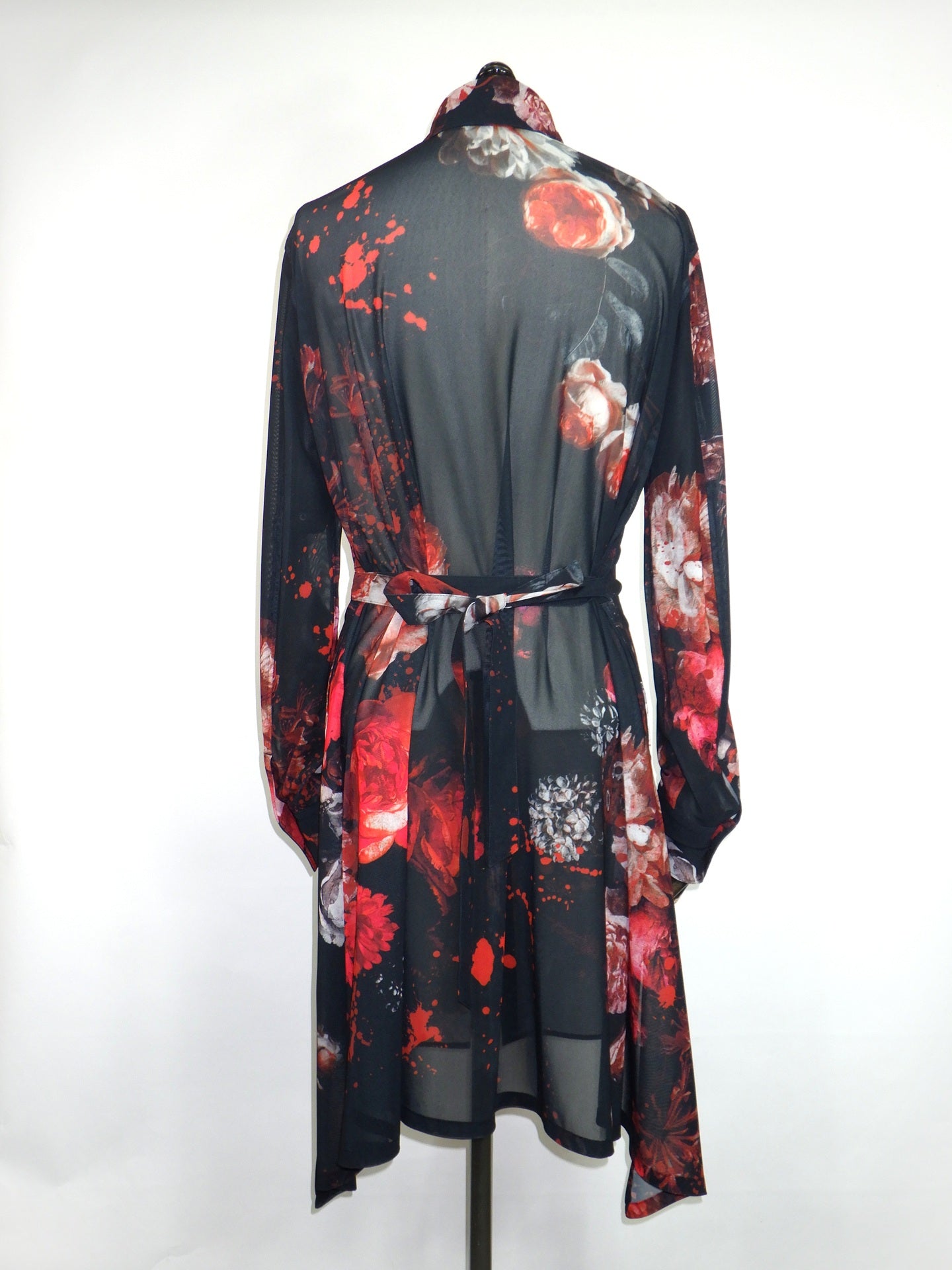 kiryuyrik フローラメッシュフレアシャツ KV-HB25-056-BK – KAWANO